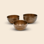 Hand Hammered Singing Bowl for Meditation & Yoga Set of 3