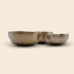 Classic Hammered Singing Bowl for Yoga Set of 3